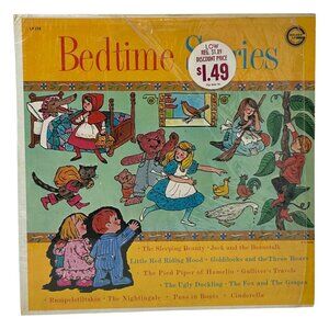 Vintage 1960s Golden Records Bedtime Stories LP Album